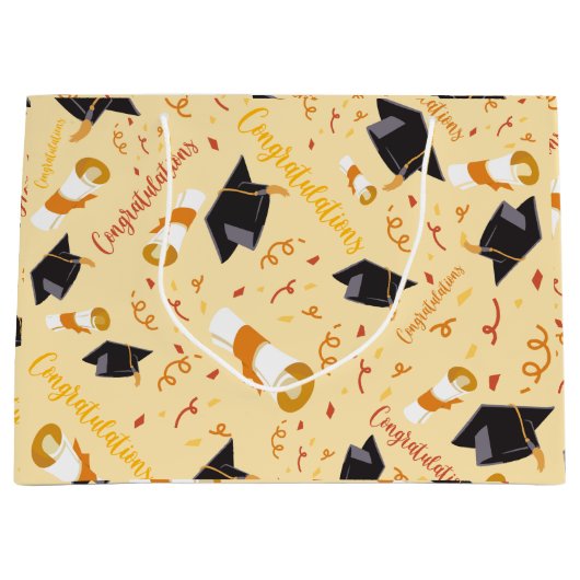 Afstuderen gefeliciteerd groot cadeauzakje (Voorkant)