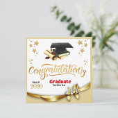 Afstuderen - Gefeliciteerd Kaart (Staand voorkant)