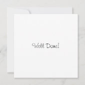 Afstuderen - Gefeliciteerd Kaart (Achterkant)