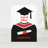 Afstuderen gefeliciteerd kaart (Voorkant)