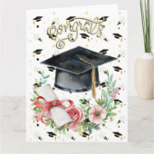 Afstuderen gefeliciteerd kaart (Voorkant)