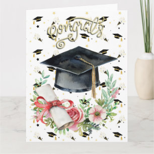 Afstuderen gefeliciteerd kaart