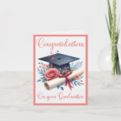 Afstuderen gefeliciteerd kaart (Voorkant)