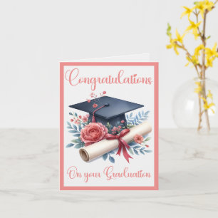 Afstuderen gefeliciteerd kaart