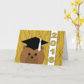 afstuderen gefeliciteerd kaart (Gele Bloem)