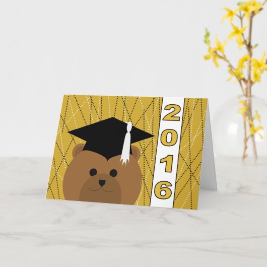 afstuderen gefeliciteerd kaart (Gele Bloem)