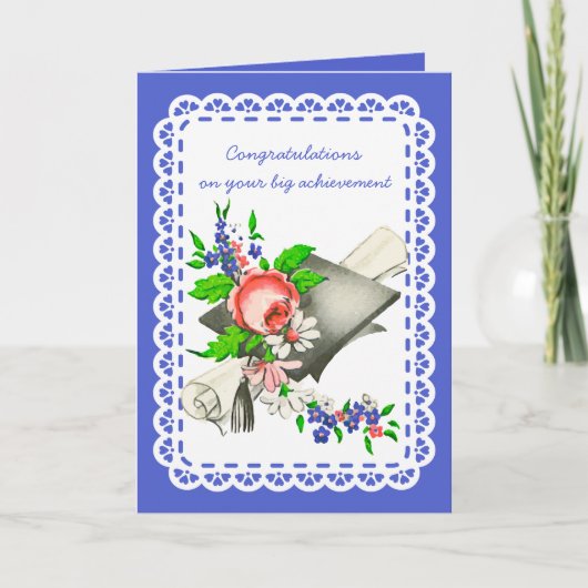  Afstuderen gefeliciteerd Kaart (Voorkant)