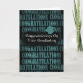 Afstuderen - Gefeliciteerd Kaart (Voorkant)