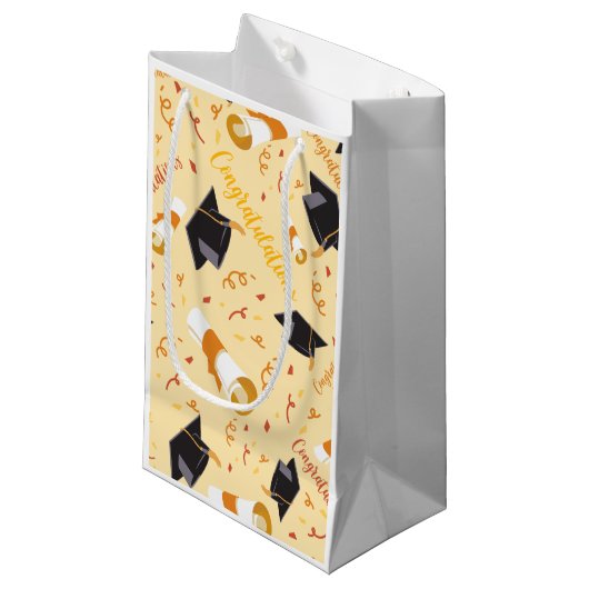 Afstuderen gefeliciteerd klein cadeauzakje (Voorkant Gekanteld)