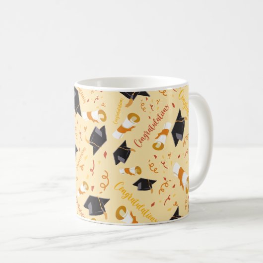 Afstuderen gefeliciteerd koffiemok (Voorkant rechts)