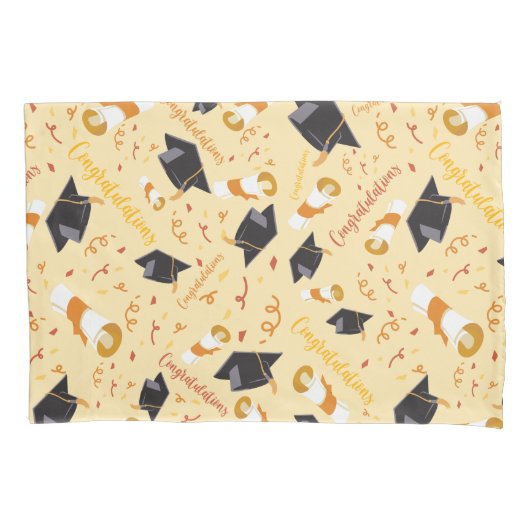 Afstuderen gefeliciteerd kussensloop (Voorkant)