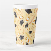 Afstuderen gefeliciteerd latte mok (Voorkant)