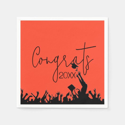 Afstuderen gefeliciteerd met Airborne Pet Servet (Voorkant)