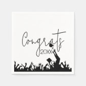 Afstuderen gefeliciteerd met Airborne Pet Servet (Voorkant)