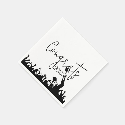 Afstuderen gefeliciteerd met Airborne Pet Servet (Hoek)