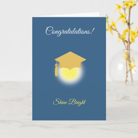 Afstuderen gefeliciteerd met de prijs Blue Kaart (Gele Bloem)