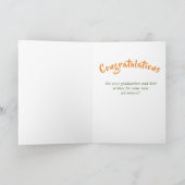 Afstuderen gefeliciteerd met Floral Card Kaart (Binnen)