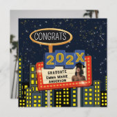 Afstuderen Gefeliciteerd met het Billboard van Cit Aankondiging (Voorkant / Achterkant)