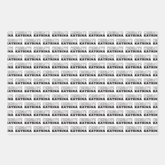 Afstuderen Gefeliciteerd met het ompakken van papi Inpakpapier Vel (Voorkant 2)