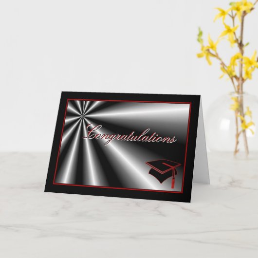 Afstuderen Gefeliciteerd met je afstudeerdiploma Kaart (Gele Bloem)