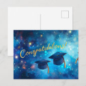 Afstuderen Gefeliciteerd met je vakantie Briefkaar Feestdagenkaart (Voorkant / Achterkant)