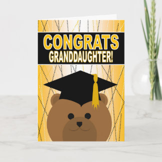 Afstuderen Gefeliciteerd met kleindochter Kaart