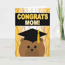 Afstuderen Gefeliciteerd met moeder / moeder Kaart