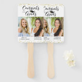 Afstuderen GEFELICITEERD MET ONZE AFSTUDEERDERS 2  Handwaaier (Voorkant en achterkant)