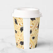 Afstuderen gefeliciteerd papieren bekers (Rechts)