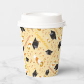 Afstuderen gefeliciteerd papieren bekers (Voorkant)