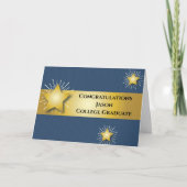 Afstuderen Gefeliciteerd Personalised Star Kaart (Voorkant)