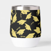 Afstuderen Gefeliciteerd Personaliseer Zwart Goud (Achterkant)