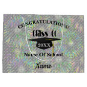 Afstuderen Gefeliciteerd Pet Gepersonaliseerd Groot Cadeauzakje (Achterkant)