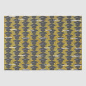 Afstuderen Gefeliciteerd Pet Gold Glitter Tissuepapier (Voorkant)