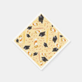 Afstuderen gefeliciteerd servet (Hoek)