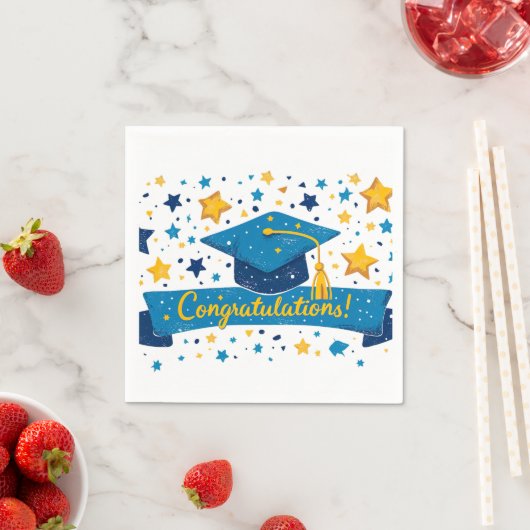 Afstuderen gefeliciteerd servetten (Insitu)