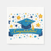 Afstuderen gefeliciteerd servetten (Voorkant)