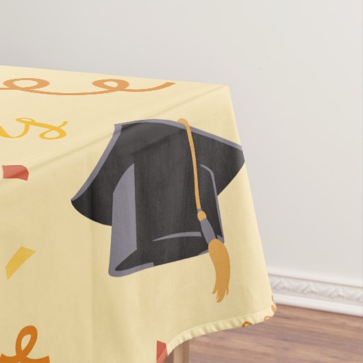 Afstuderen gefeliciteerd tafelkleed (Voorbeeld)