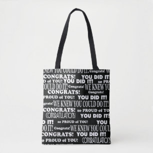 Afstuderen Gefeliciteerd Tas