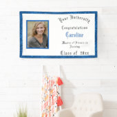 Afstuderen, Gefeliciteerd Verpleegster Glitter, Fo Spandoek (Insitu)