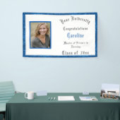 Afstuderen, Gefeliciteerd Verpleegster Glitter, Fo Spandoek (Beurs)