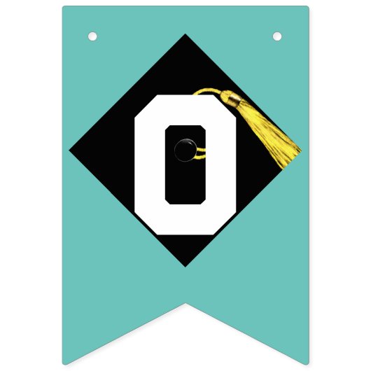 Afstuderen gefeliciteerd vlaggetjes (Tweede vlag)