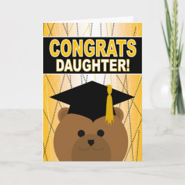 Afstuderen gefeliciteerd voor dochter kaart
