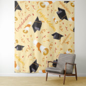 Afstuderen gefeliciteerd wandkleed (In situ)