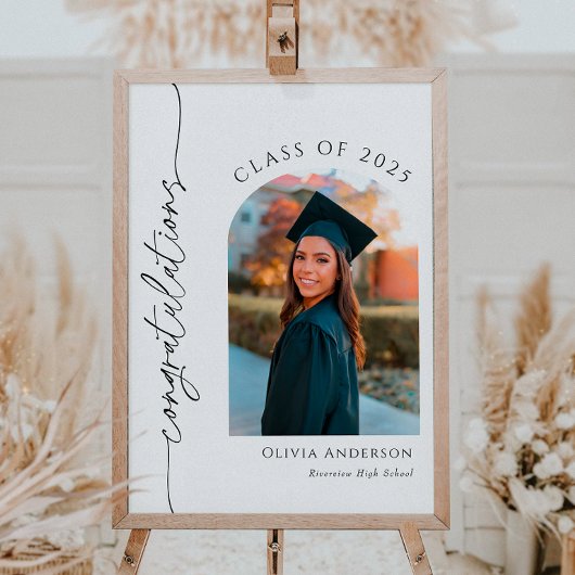 Afstuderen Gefeliciteerd Welkomstbord Poster