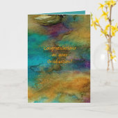 Afstuderen Gefeliciteerd Wenskaart Kaart (Gele Bloem)