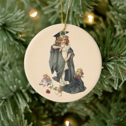  Afstuderen, gefeliciteerde collega's! Keramisch Ornament (Boom)