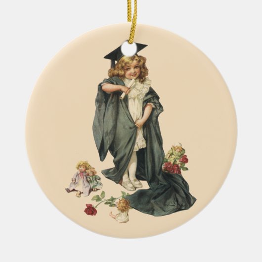  Afstuderen, gefeliciteerde collega's! Keramisch Ornament (Voorkant)