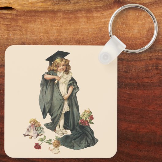  Afstuderen, gefeliciteerde collega's! Sleutelhanger (Achterkant)