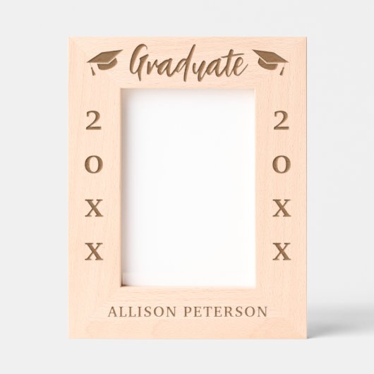 Afstuderen Gegraveerde Lijstjes (Voorkant)